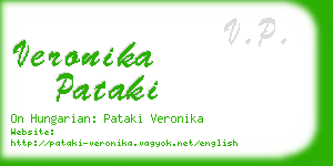 veronika pataki business card